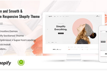 APRIL-01 - Simple Shopify theme for Fashion Store Online