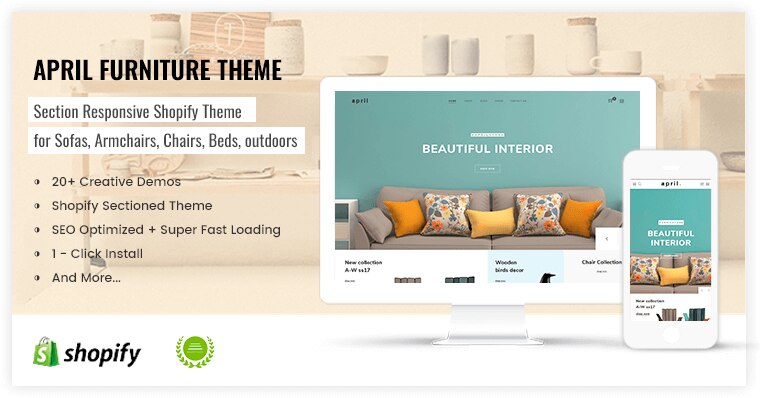 APRIL-11 - Elegant theme for furniture store