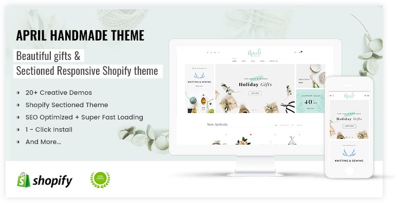 APRIL-14 - Lovely theme for handmade gift store