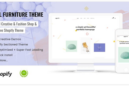 APRIL-19 - Great idea for portfolio homepage