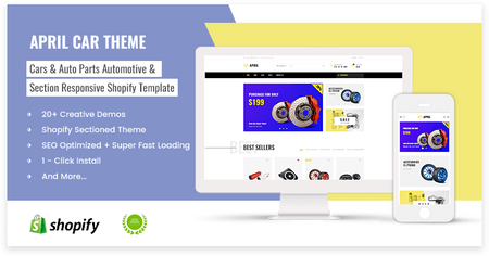APRIL-20- Themes for auto car website