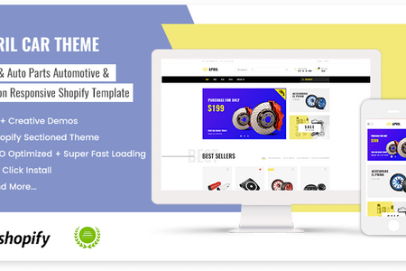 APRIL-20- Themes for auto car website