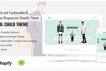 APRIL-03 - Best choice for Fashion Online store Shopify Theme