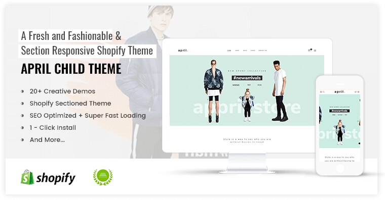APRIL-03 - Best choice for Fashion Online store Shopify Theme