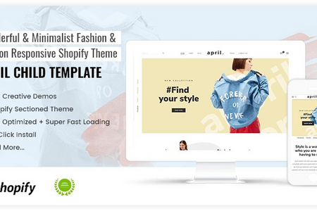 APRIL-04 - Fancy Theme for Fashion store