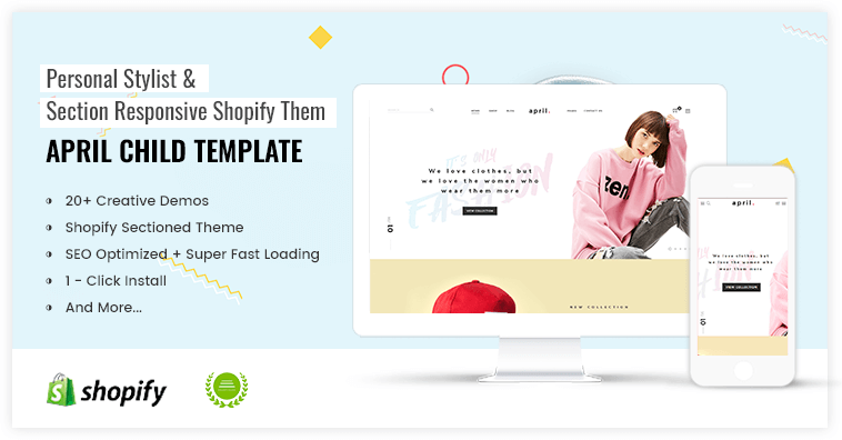 APRIL-07 - Themes for Fashion store on smartphones and tablets