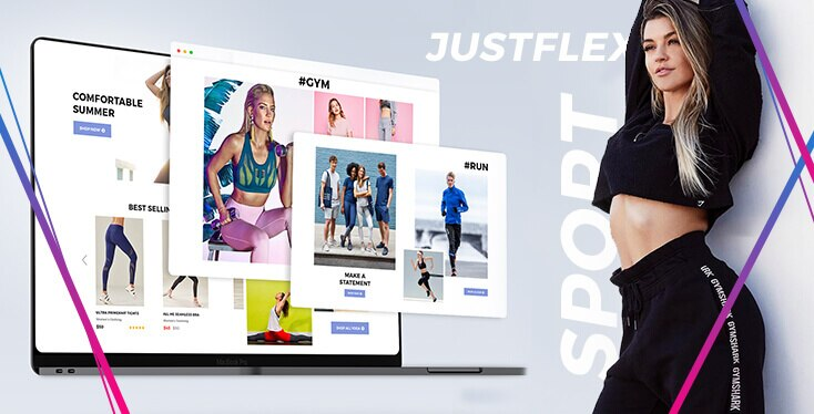Just Flex – Section Shopify For Online Bikini & Swimwear Store