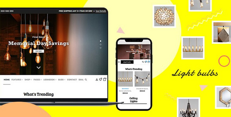 Lightbulbs – Sections Shopify Theme For Lighting devices