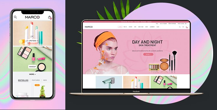 Marco Beauty - Premium Shopify theme for cosmetic stores