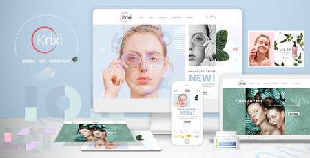 Krixi - Beauty & Cosmetic Shopify Theme