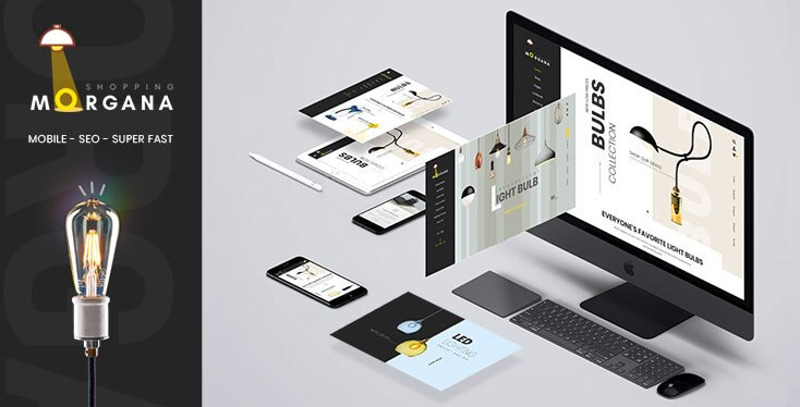 Morgana - Bulbs Store Shopify Theme - Sections supported