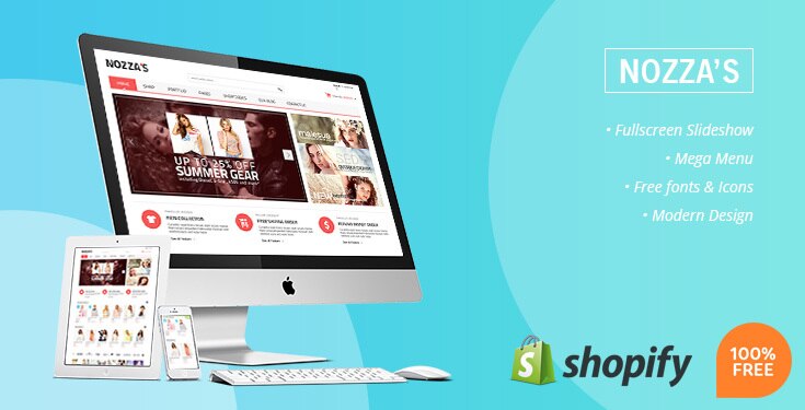 Nozza - Free Fashion Store Shopify Theme